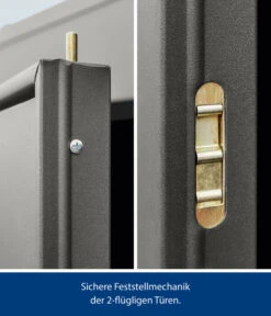 Hörmann Berry-Gerätehaus Modern-P Typ 1, Ca. B247,9/H228,6/T153 Cm -Hörmann Verkauf 6669998 WE DE 006 HoermannMetallgeraetehaus