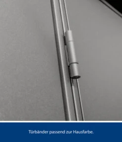 Hörmann Berry-Gerätehaus Modern-P Typ 1, Ca. B247,9/H228,6/T153 Cm -Hörmann Verkauf 6669998 WE DE 007 HoermannMetallgeraetehaus