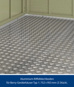 Hörmann Riffelblechboden Für Berry-Gerätehaus -Hörmann Verkauf 6673099 WE FS 002 HoermannFussboden