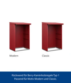 Hörmann Rückwand Für Berry-Kaminholzregal Typ 1, Ca. B117,3/H188 Cm -Hörmann Verkauf 6675540 WE FS 003 HoermannRueckwand