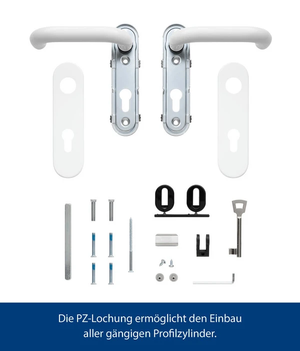 Hörmann Drückergarnitur PZ-Ausführung Aluguss 6 Hörmann Drückergarnitur PZ-Ausführung Aluguss - Image 6