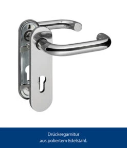 Hörmann Drückergarnitur PZ-Ausführung Edelstahl Poliert -Hörmann Verkauf 6675771 WE DE 001 HoermannDrueckergarnitur