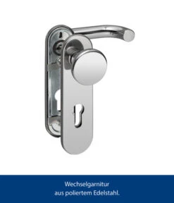 Hörmann Wechselgarnitur PZ-Ausführung Edelstahl Poliert -Hörmann Verkauf 6675821 WE DE 001 HoermannDrueckergarnitur
