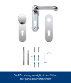 Hörmann Wechselgarnitur PZ-Ausführung Edelstahl Poliert -Hörmann Verkauf 6675821 WE DE 002 HoermannDrueckergarnitur