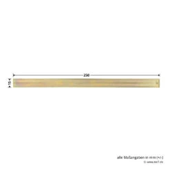 Hörmann Türkantriegel 20 X 250 Mm Gelb Verzinkt, ZK/MZ -Hörmann Verkauf 690946 hoermann tuerkantriegel 20 x 250 mm gelb verzinkt zk mz masse 1