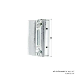 Hörmann Flügelteil KO Verzinkt, Verstellbar, H8-5/MZ/Quadro -Hörmann Verkauf 691420 hoermann fluegelteil ko verzinkt verstellbar fuer h8 5 mz quadro hoehe