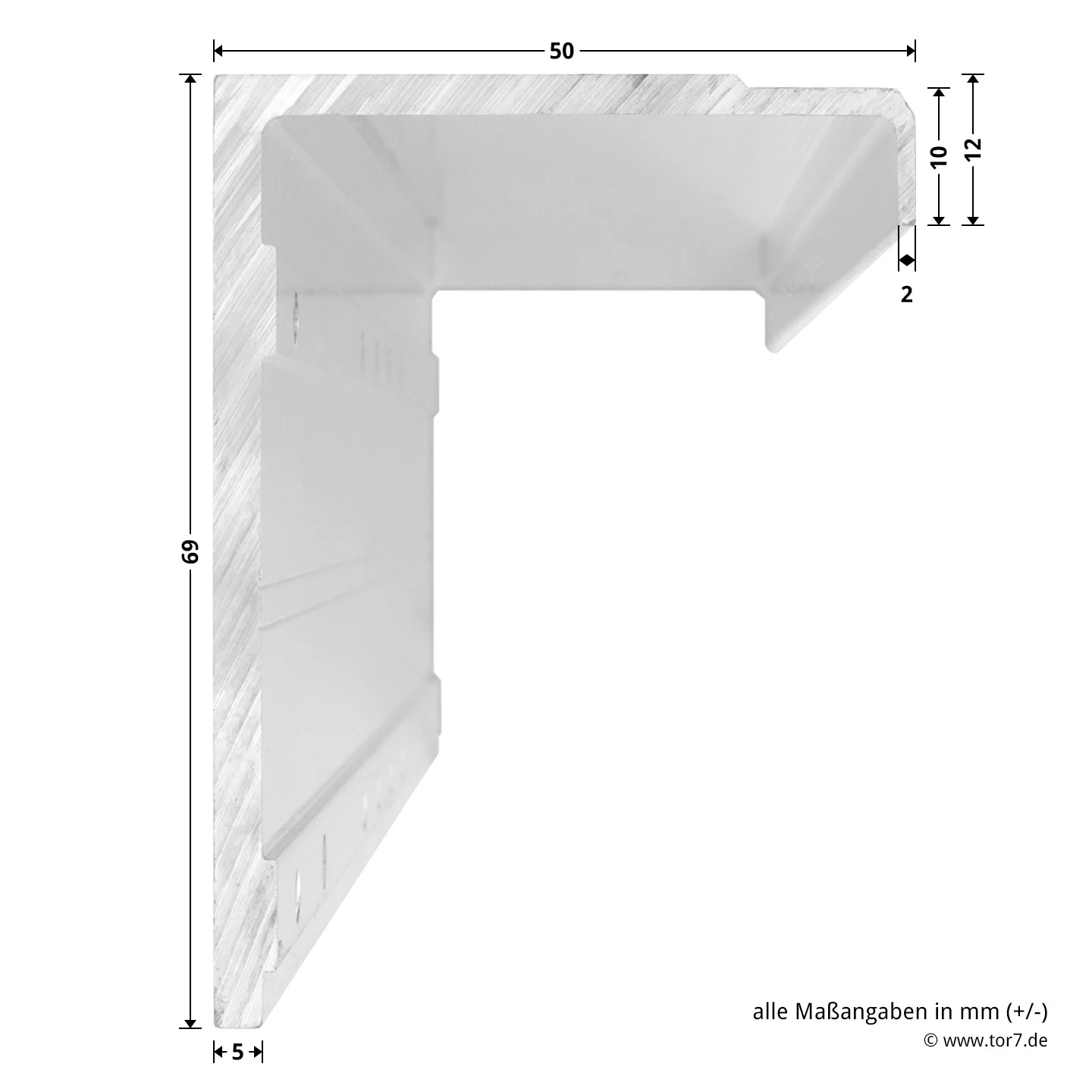 Hörmann Befestigungswinkel TS 4000, Öffnungsseite, Bandseite 5 Hörmann Befestigungswinkel TS 4000, Öffnungsseite, Bandseite - Image 5