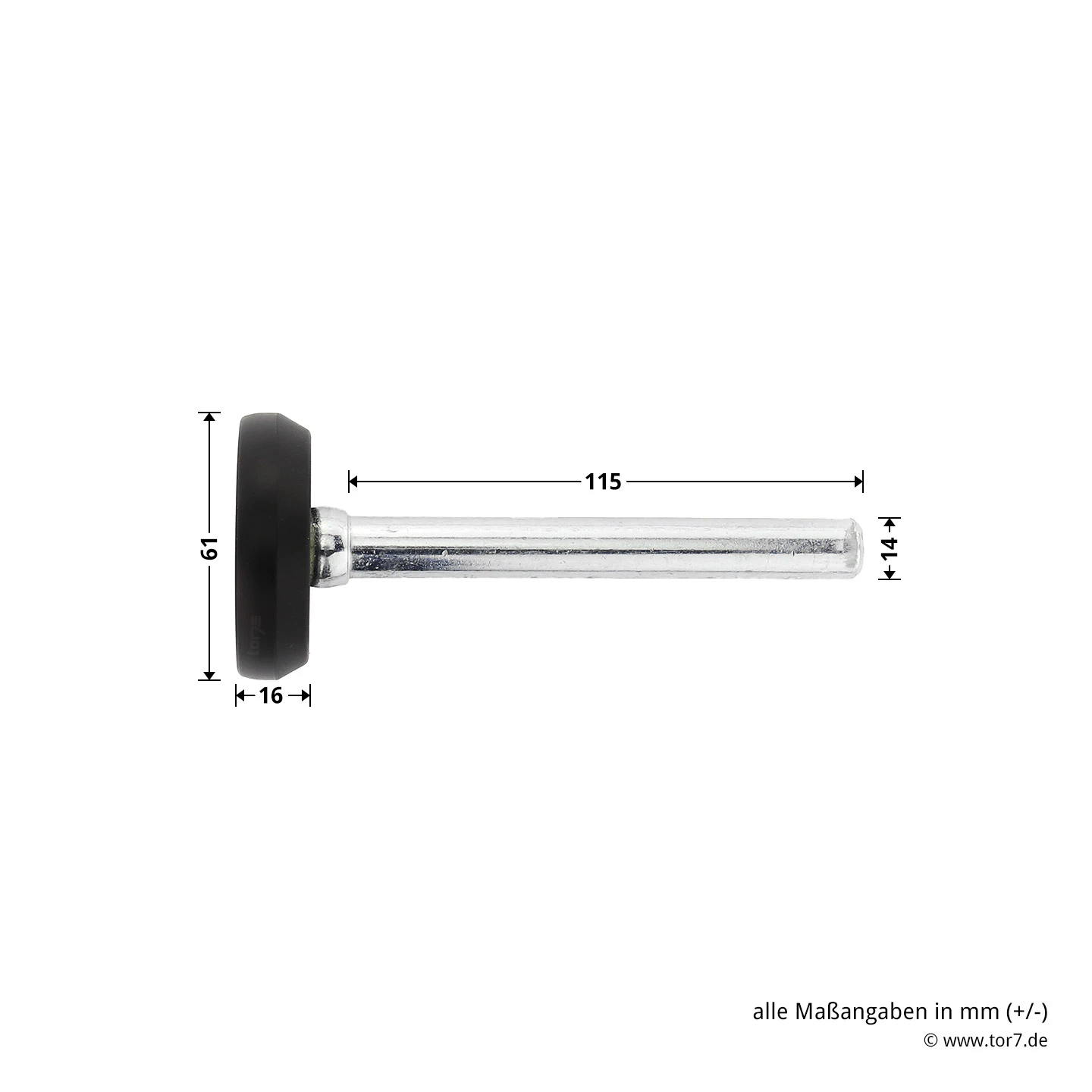 Hörmann Laufrolle DF95/DF98 Komplett, Links 9 Hörmann Laufrolle DF95/DF98 Komplett, Links - Image 9