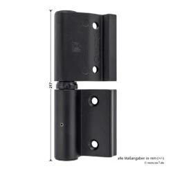 Hörmann Aluminium-Druckgussband DIN Links, Zwischenliegend -Hörmann Verkauf 772323 hoermann aluminium druckgussband din links zwischenliegend hoehe