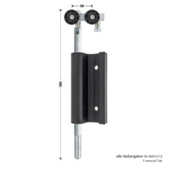 Hörmann Entlastungsrolle Mit Einfach-Bandteil 360 Mm, M12, DIN Rechts, Zwischenliegend -Hörmann Verkauf 772636 hoermann entlastungsrolle mit einfach bandteil 360mm m12 din rechts zwischenliegend masse bild 1