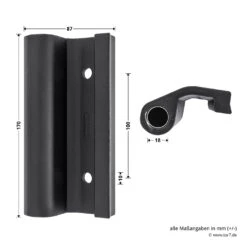 Hörmann Entlastungsrolle Mit Einfach-Bandteil 360 Mm, M12, DIN Rechts, Zwischenliegend -Hörmann Verkauf 772636 hoermann entlastungsrolle mit einfach bandteil 360mm m12 din rechts zwischenliegend masse bild 2