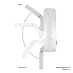 Hörmann Tortreibriegel Basküle Links, Unten Schließend -Hörmann Verkauf 797790 hoermann tortreibriegel baskuele links unten schliessend anwendungsbeispiel