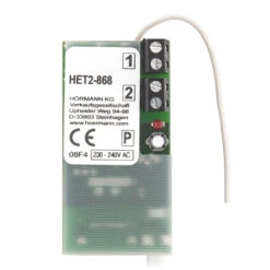 Hörmann Set: Empfänger HET 2 Mit 2 Handsendern HSM 4, 868 MHz -Hörmann Verkauf h902 hoermann set empfaenger het 2 mit 2 handsendern hsm 4 868 mhz platine vorderseite