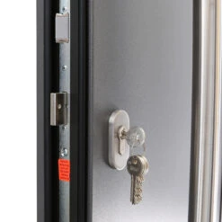 Hörmann ThermoPlus Haustür THP 750 Titan Metallic CH703 DIN LINKS -Hörmann Verkauf thp750lich703 hoermann thermopro haustuer din links titan metallic 06